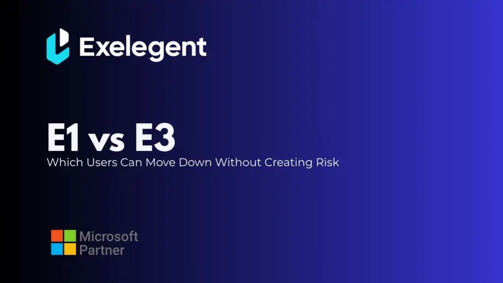 E1 vs E3: Which Users Can Move Down Without Creating Risk 7 E1 vs E3: Which Users Can Move Down Without Creating Risk