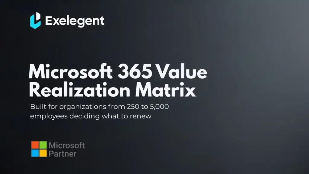 Microsoft 365 Value Realization Matrix 5 Microsoft 365 Value Realization Matrix